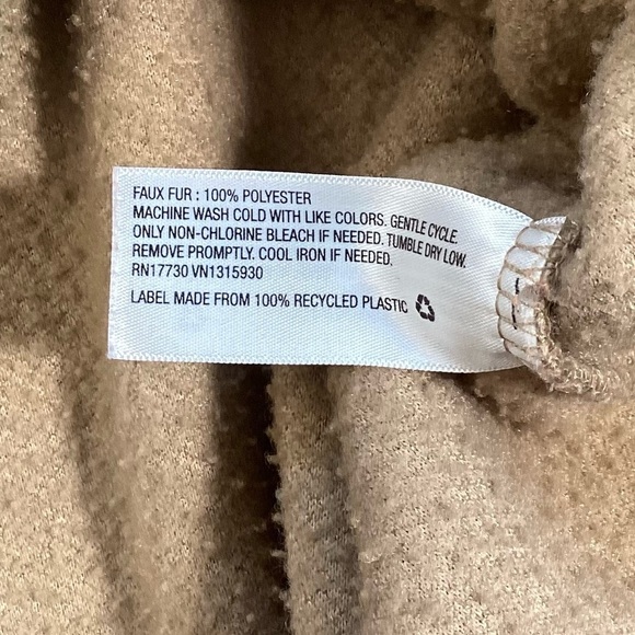 A New Day Teddy Bear Crewneck Pullover, Tan Color - Size XL Cozy Lightweight - Picture 9 of 10